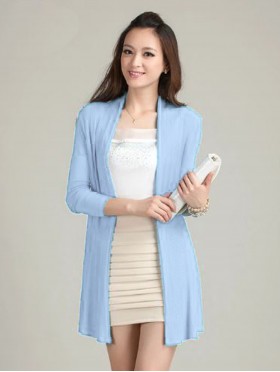 Mercerized Cotton Cardigan